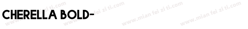 cherella bold字体转换